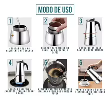 Cafeteira Moka Italiana Inox 9 Xícaras Thumbnail 5