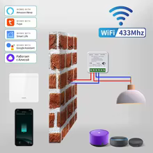 Interruptor Inteligente Wi-Fi Tuya RF Thumbnail 3