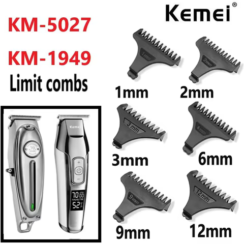 Guia de Corte Kemei Universal Preto