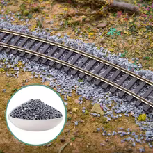 Cascalho Cinza para Dioramas de Trens Thumbnail 4