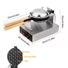 Máquina de Waffle 1400W Thumbnail 5
