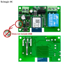 Relé WiFi Inteligente 1CH com Controle RF e App Tuya Thumbnail 3
