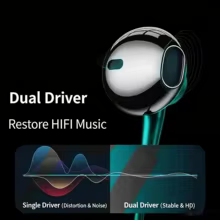 Fone de Ouvido HIFI com Fio Thumbnail 2