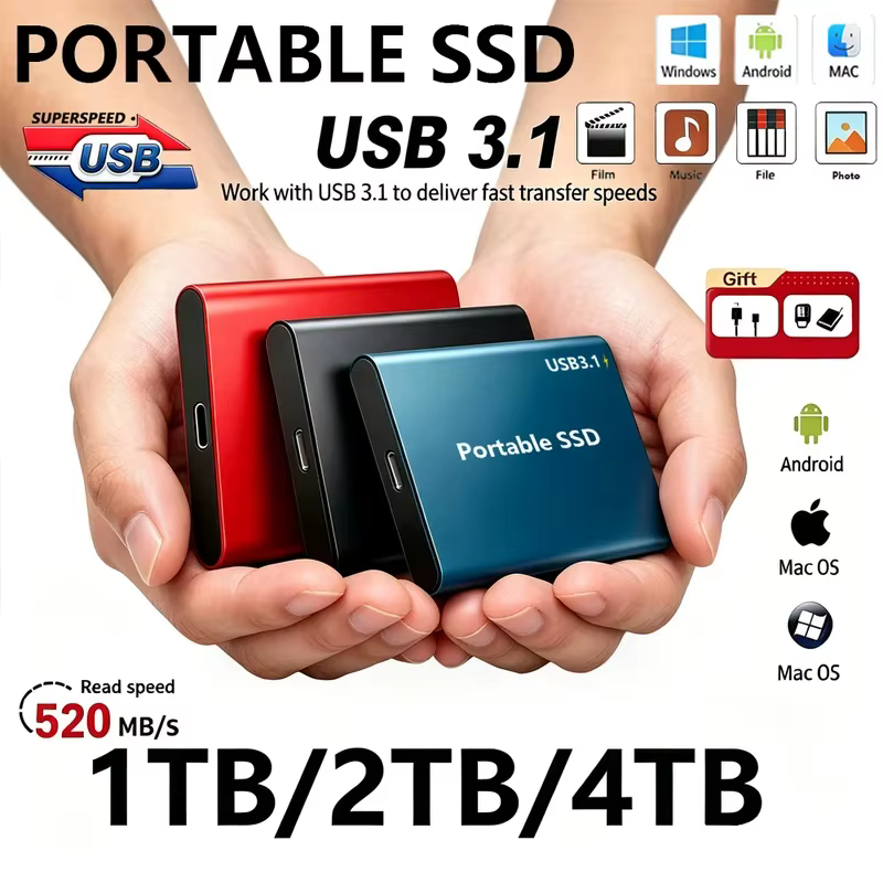 SSD Externo Portátil 1TB