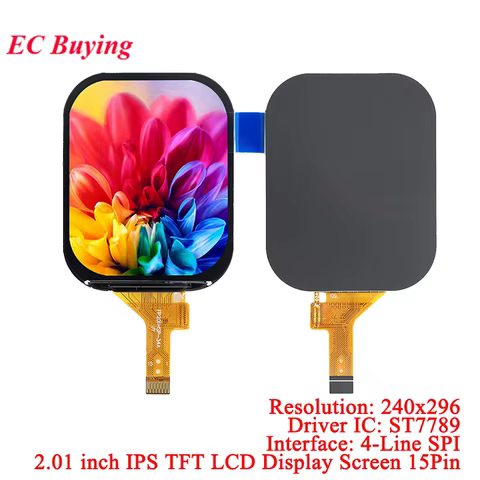 Módulo Display LCD 2.01 IPS HD 240x296