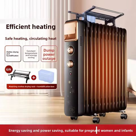 Aquecedor de Óleo Elétrico com Ventilador