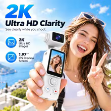 Câmera de Vlogging 2K Thumbnail 2