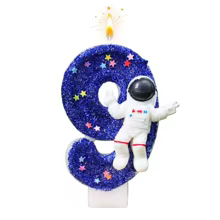 Velas Astronauta Números 0-9 Thumbnail 6