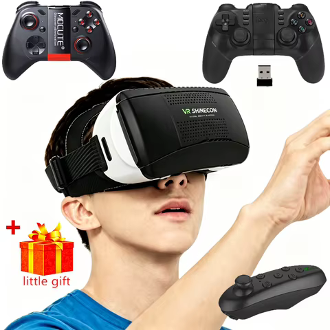 Óculos VR 3D com Controle