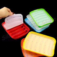 Molde de Silicone para Salsicha com Tampa Thumbnail 4