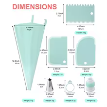 Kit Confeitaria 15 Peças Silicone Thumbnail 6