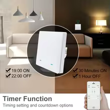 Interruptor Inteligente WiFi Tuya RF433 Thumbnail 3