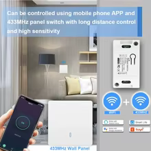 Interruptor Inteligente WiFi 433MHz Tuya Thumbnail 4