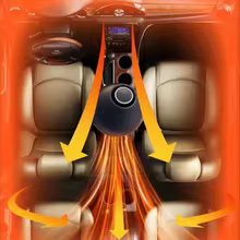 Mini Aquecedor Automotivo 150W Thumbnail 3