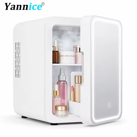 Mini Geladeira de Maquiagem 4L LED