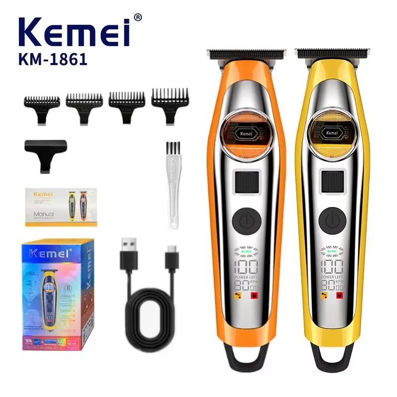 Kemei 1861 Cortador Profissional Sem Fio