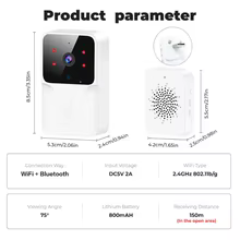 Campainha Wi-Fi Inteligente com Câmera Thumbnail 6