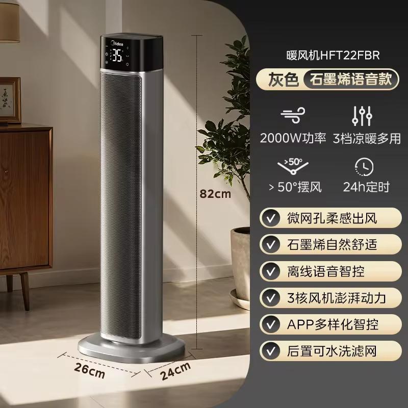 Aquecedor Elétrico Midea 2200W