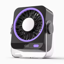 Mini Ventilador Portátil com Display Thumbnail 1