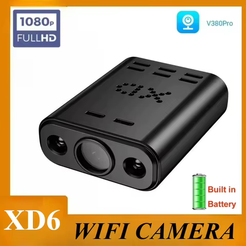 Mini Câmera de Segurança WiFi 1080p