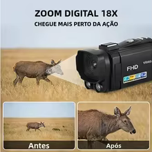 Câmera Digital 1080P Full HD Thumbnail 5
