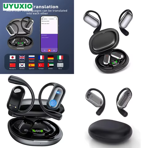 Fone Tradutor Open-Ear BT 5.4