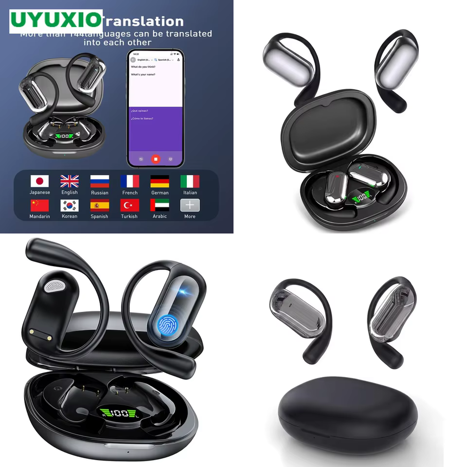 Fone Tradutor Open-Ear BT 5.4