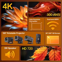 Projetor KaiAqua HY320 Android 11.0 Thumbnail 2