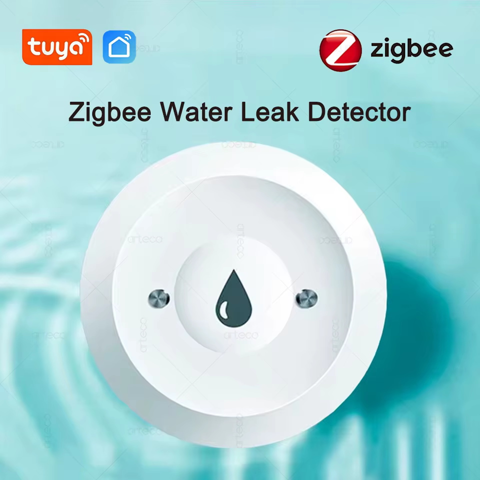 Sensor de Vazamento de Água Tuya Zigbee