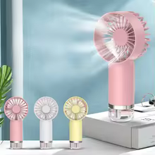 Ventilador Portátil com Spray de Água Thumbnail 2