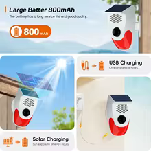 Alarme Solar PIR 120dB com Controle Remoto Thumbnail 4