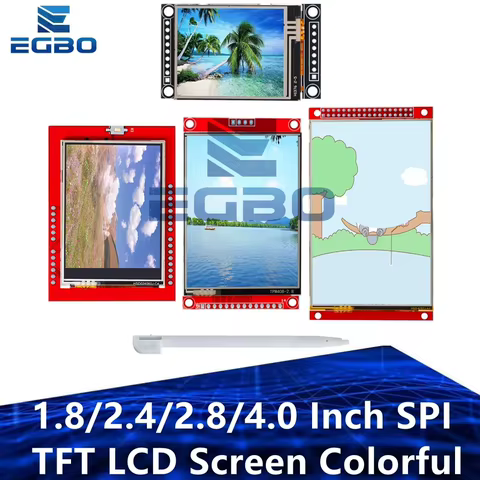 Módulo TFT SPI Colorido 1.8-4.0 Polegadas