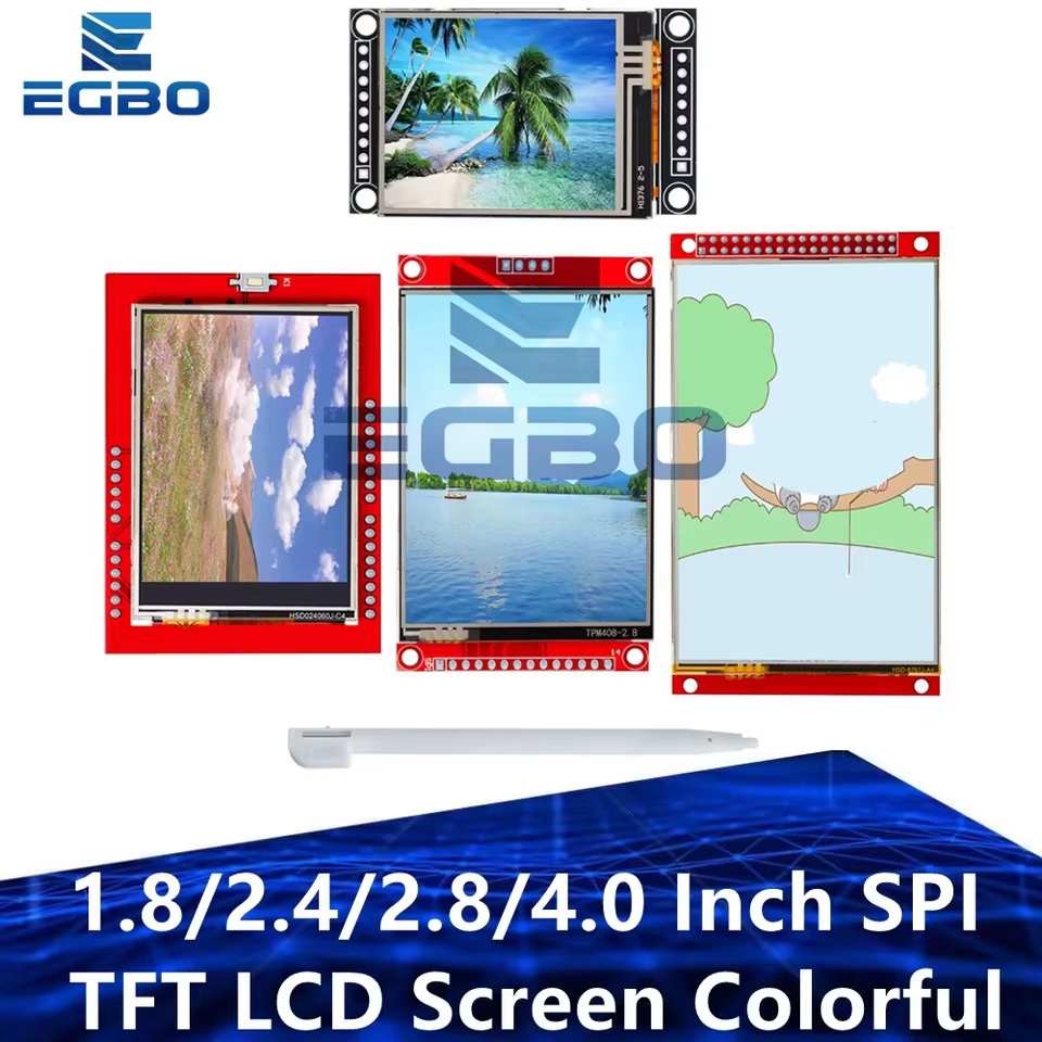 Módulo TFT SPI Colorido 1.8-4.0 Polegadas