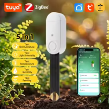 Sensor de Umidade do Solo Tuya Zigbee 5 em 1 Thumbnail 1