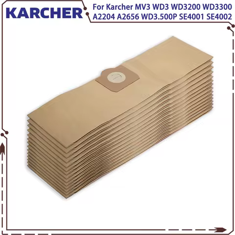 Saco de Pó Aspirador Karcher Rowenta