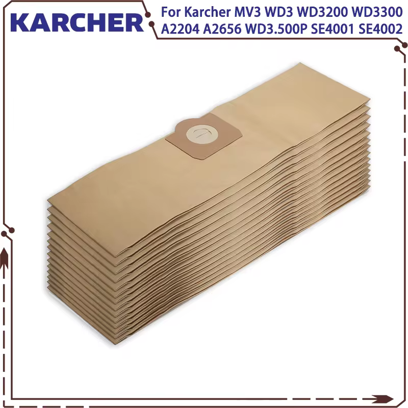 Saco de Pó Aspirador Karcher Rowenta