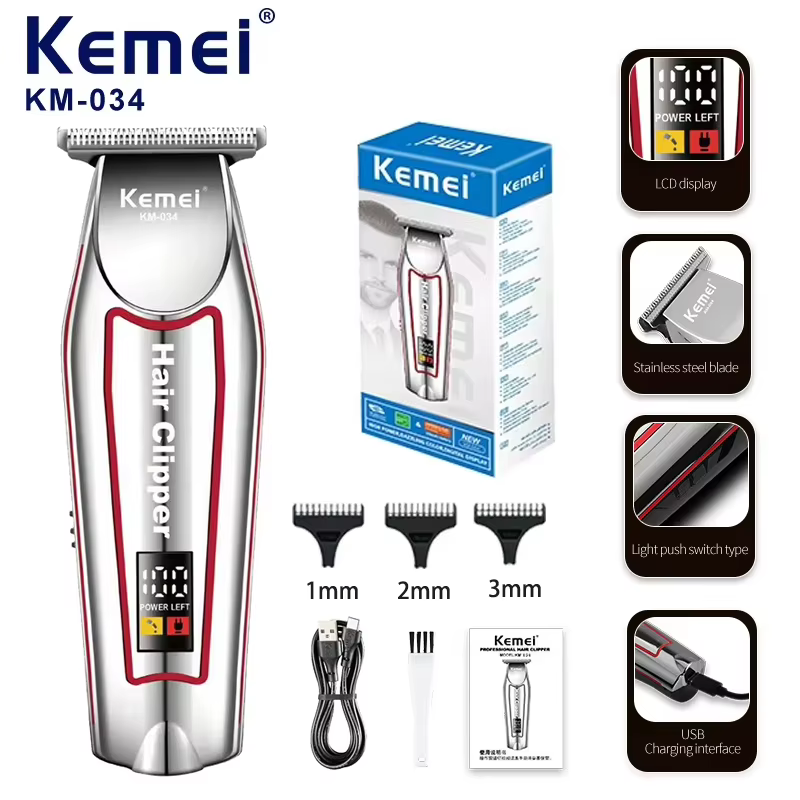 Kemei KM-034 Aparador Profissional
