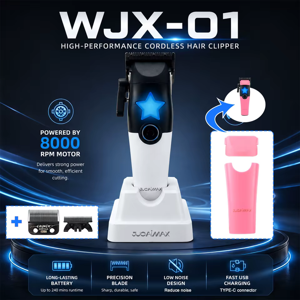 Máquina de Cortar Cabelo JUCAIMAX WJX-01 Profissional