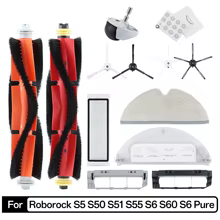 Peças de Reposição Roborock S5/S6 - Kit Completo 11 Peças Thumbnail 1