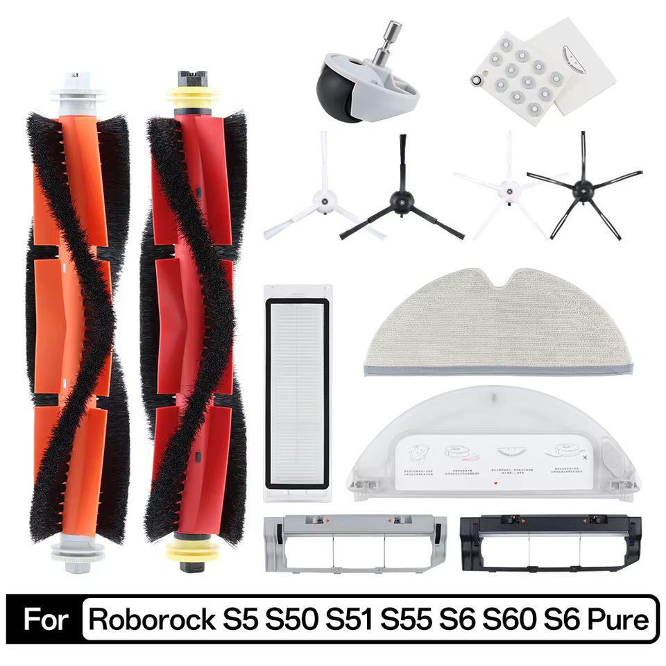 Peças de Reposição Roborock S5/S6 - Kit Completo 11 Peças