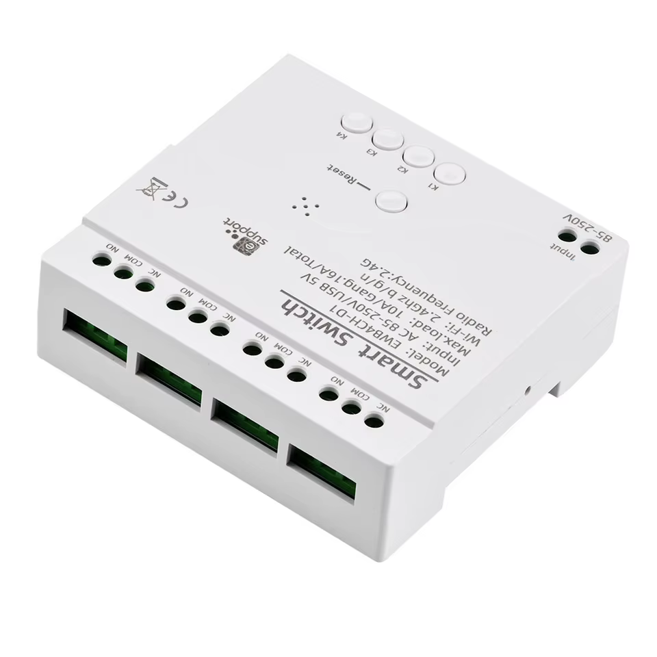 Interruptor Wi-Fi Inteligente 4 Canais