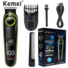 Aparador de Barba Kemei Recarregável Thumbnail 1