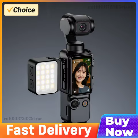 Luz LED Recarregável para Câmera DJI Osmo Pocket 3