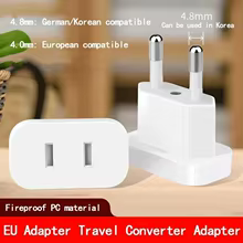 Adaptador Tomada 4.8mm EUA para Europa Thumbnail 6