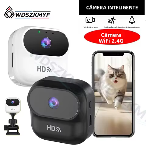 Câmera Wi-Fi Mini HD com Visão Noturna