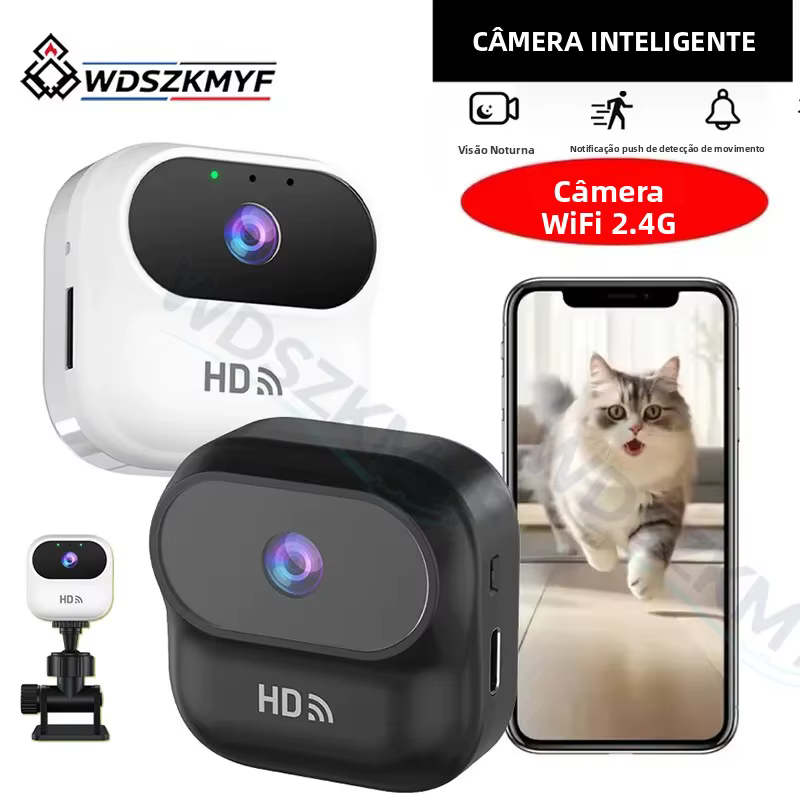 Câmera Wi-Fi Mini HD com Visão Noturna