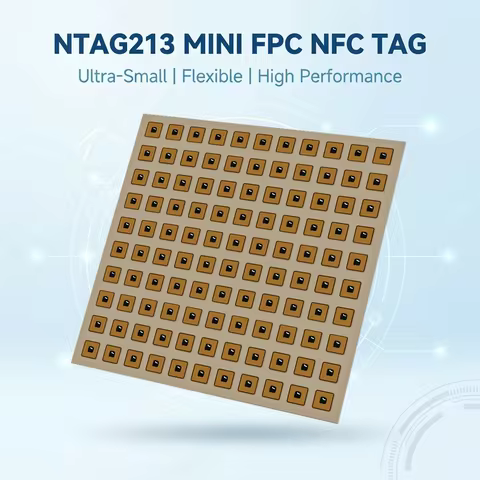 Etiquetas NFC Flexíveis NTAG213 5x5mm