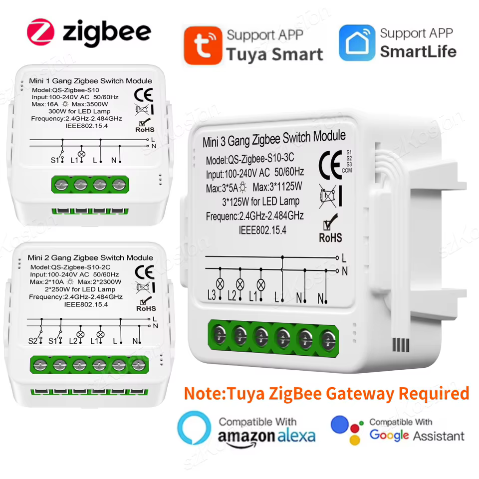 Interruptor Inteligente Zigbee Tuya