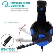 Headset Gamer Fio 3.5mm com Graves Thumbnail 3
