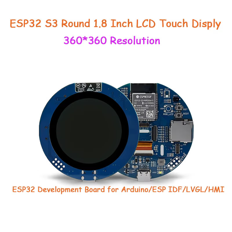 ESP32-S3 1.8" Display Redondo com Toque